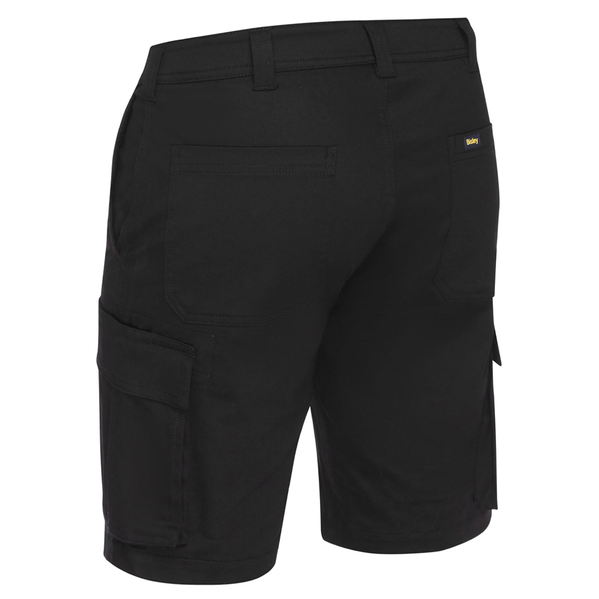 Bisley - Stretch Cotton Drill Cargo Short (Black)