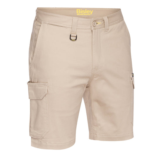 Bisley - Stretch Cotton Drill Cargo Short (Stone)