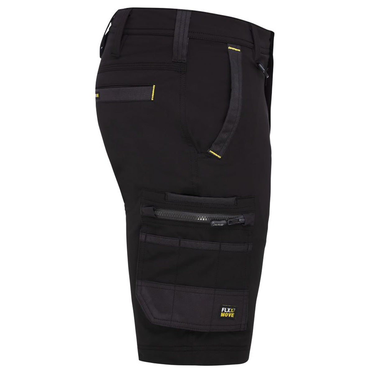 Bisley - Flx & Move 4-Way Stretch Zip Cargo Short (Black)