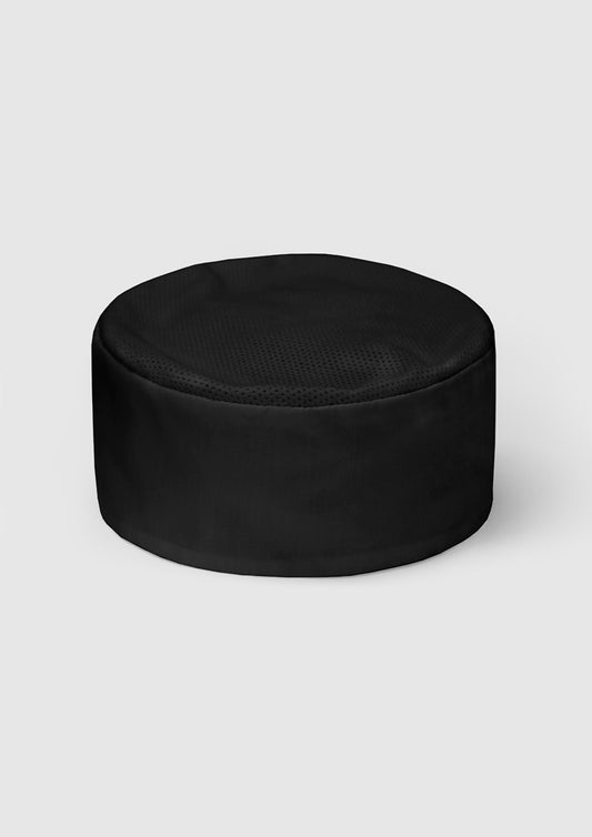 Biz Collection - Mesh Flat Top Hat (Black)