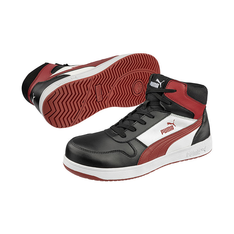 Puma - Frontcourt Mid Safety Shoe (Black/Red)