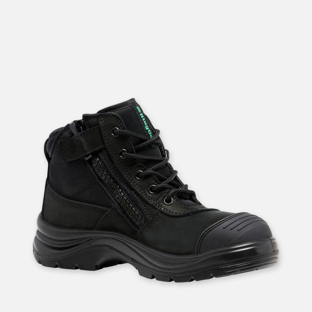 King Gee - Womens Tradie Zip (Black)