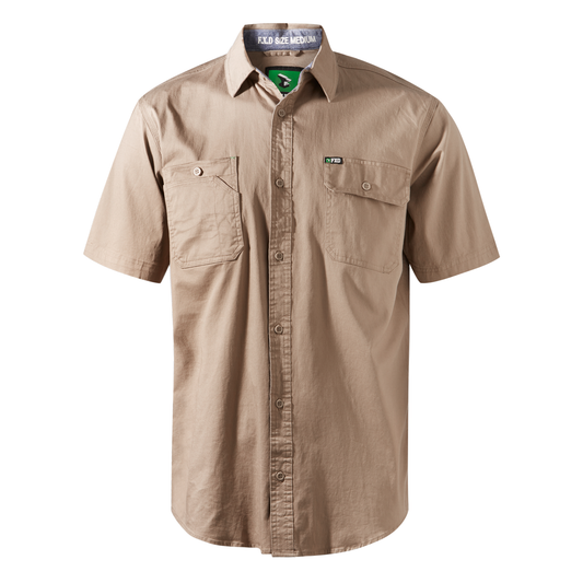 FXD - SSH1 Short Sleeve Work Shirt (Khaki)