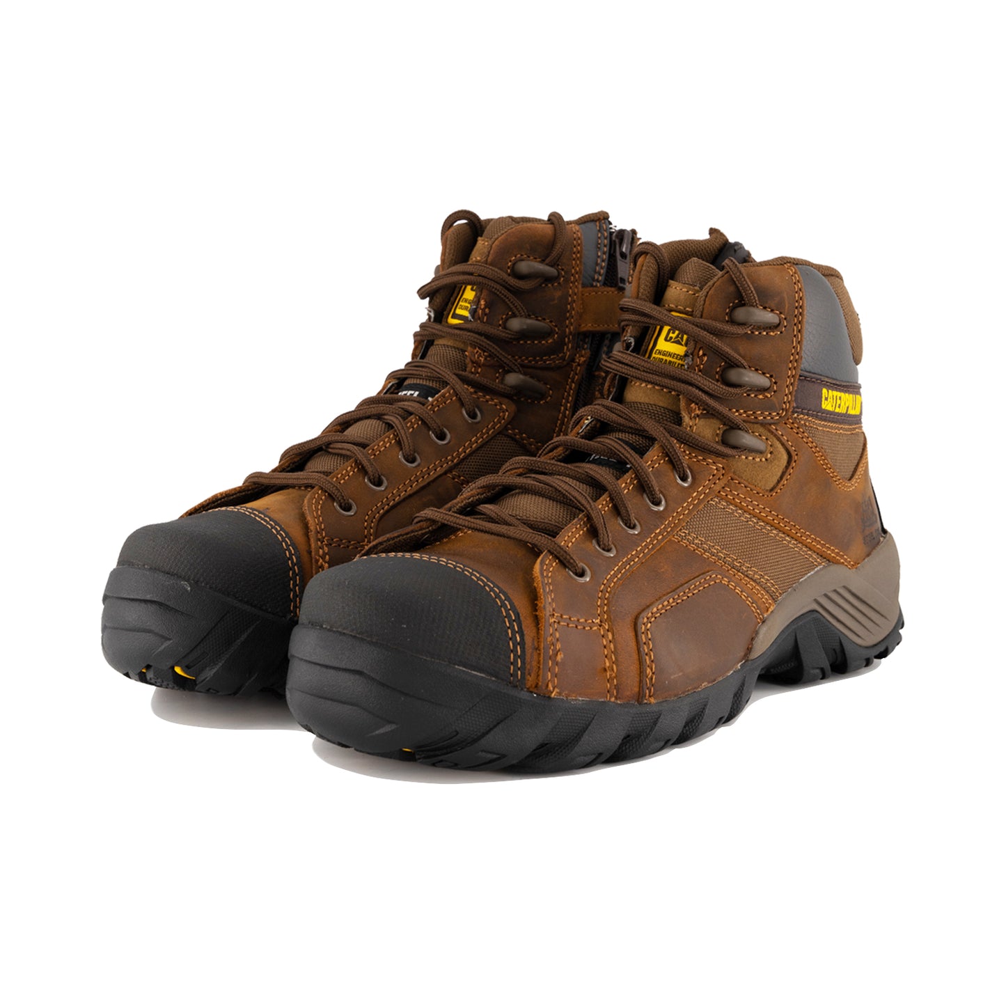 CAT - Argon Hi Side Zip ST (Dark Brown)