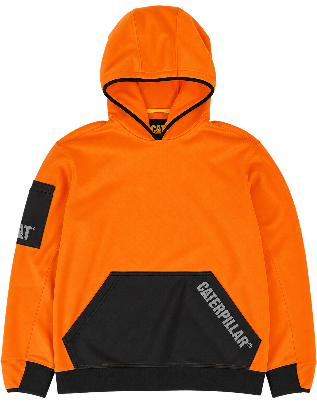 CAT - Impact Hooded Sweatshirt (Hi Vis Orange)