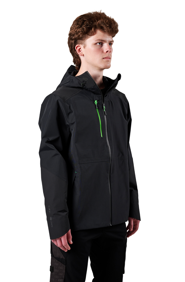FXD - WO-2 Three Layer Bonded Waterproof Rain Jacket (Black)