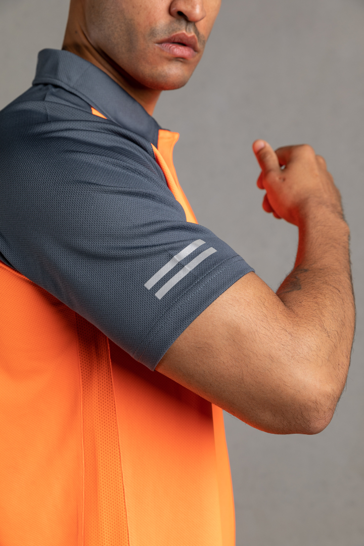Anthem - Hi Flow Performance Polo (Hi Vis Orange)