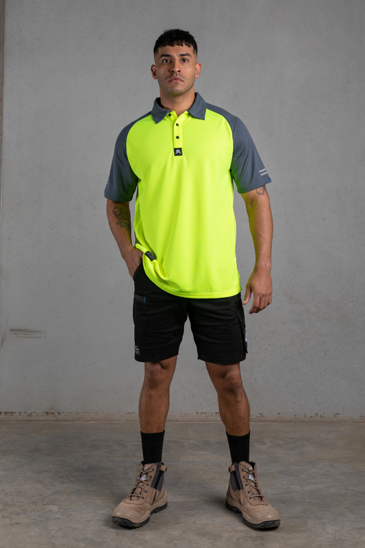 Anthem - Hi Flow Performance Polo (Hi Vis Yellow)