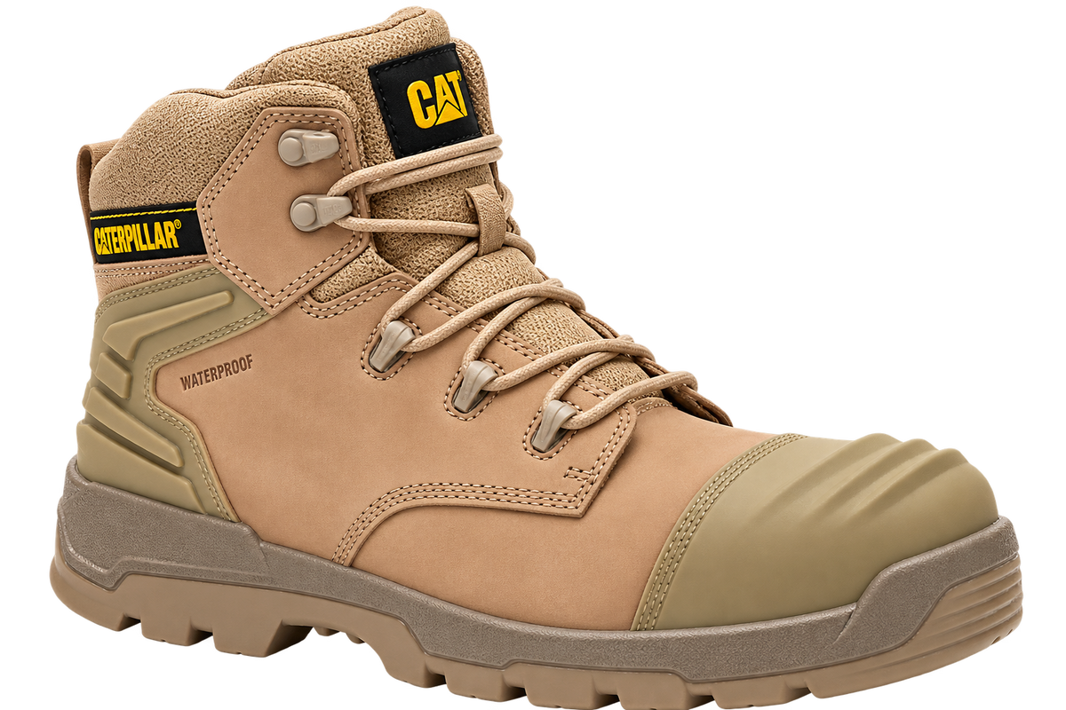 CAT - Striver XL 6" Zip Waterproof AT Safety Boot (Stone)