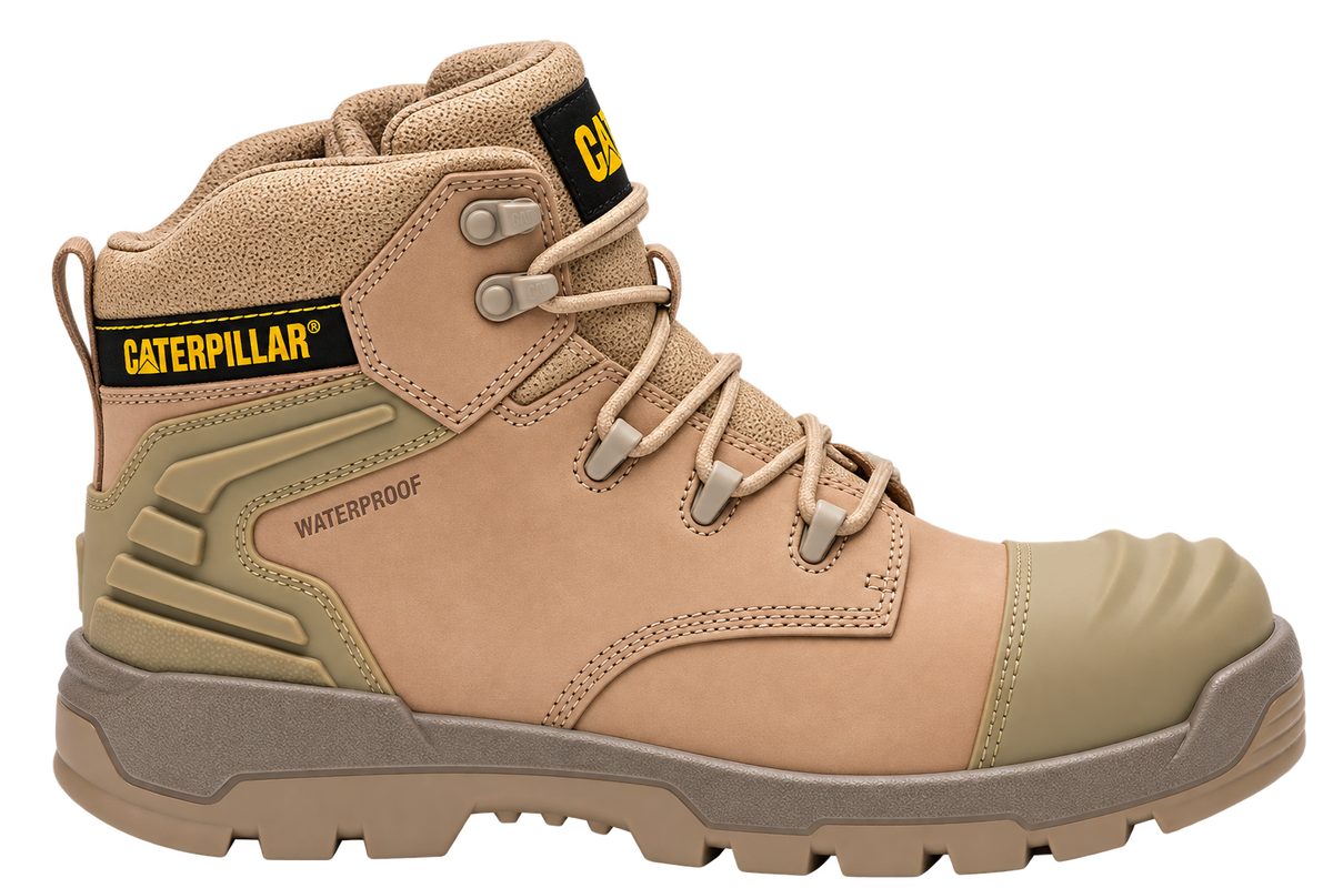 CAT - Striver XL 6" Zip Waterproof AT Safety Boot (Stone)