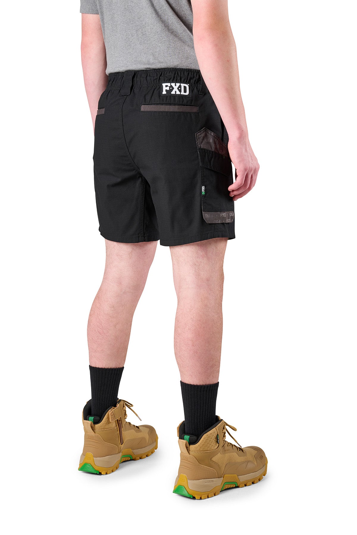 FXD - WS7 Elastic Waist Utility Short (Black)