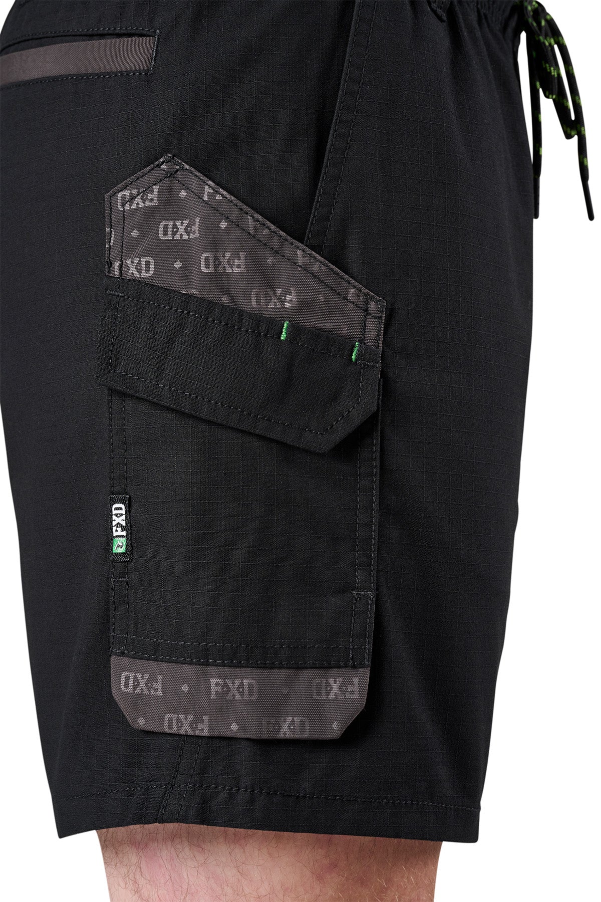 FXD - WS7 Elastic Waist Utility Short (Black)