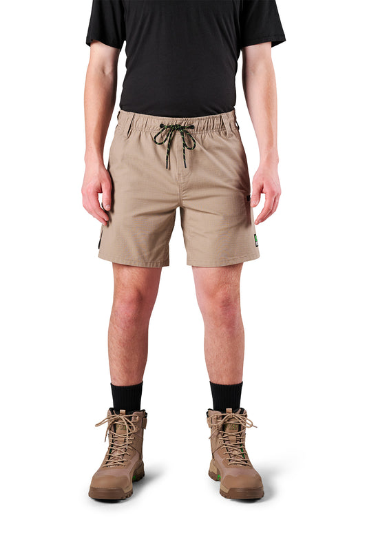 FXD - WS7 Elastic Waist Utility Short (Khaki)