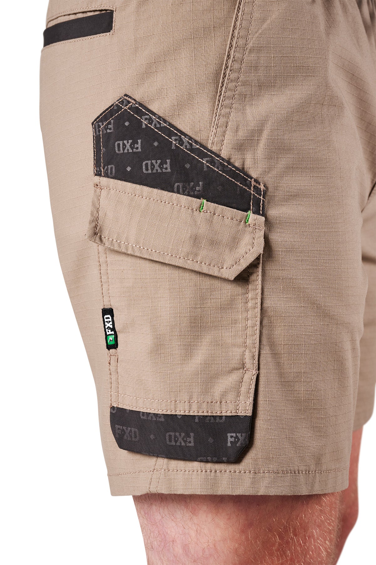 FXD - WS7 Elastic Waist Utility Short (Khaki)