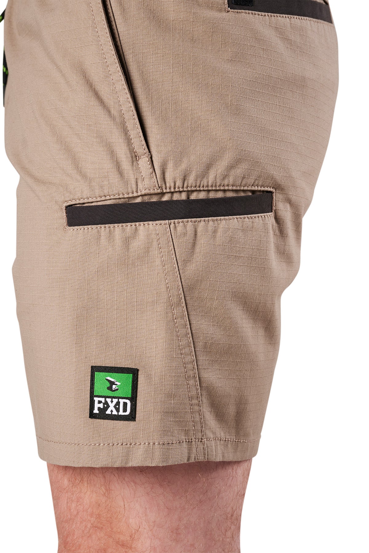 FXD - WS7 Elastic Waist Utility Short (Khaki)