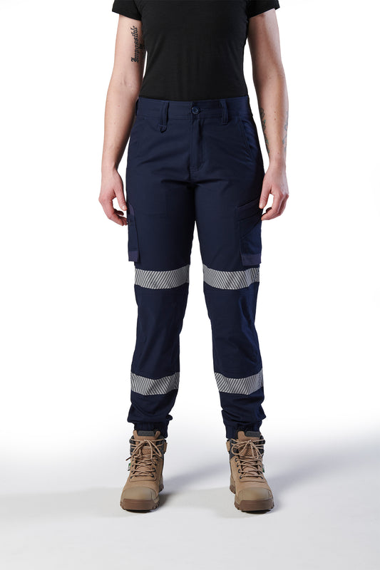FXD - WP-8WT Womens Taped Cuffed Work Pant (Navy)