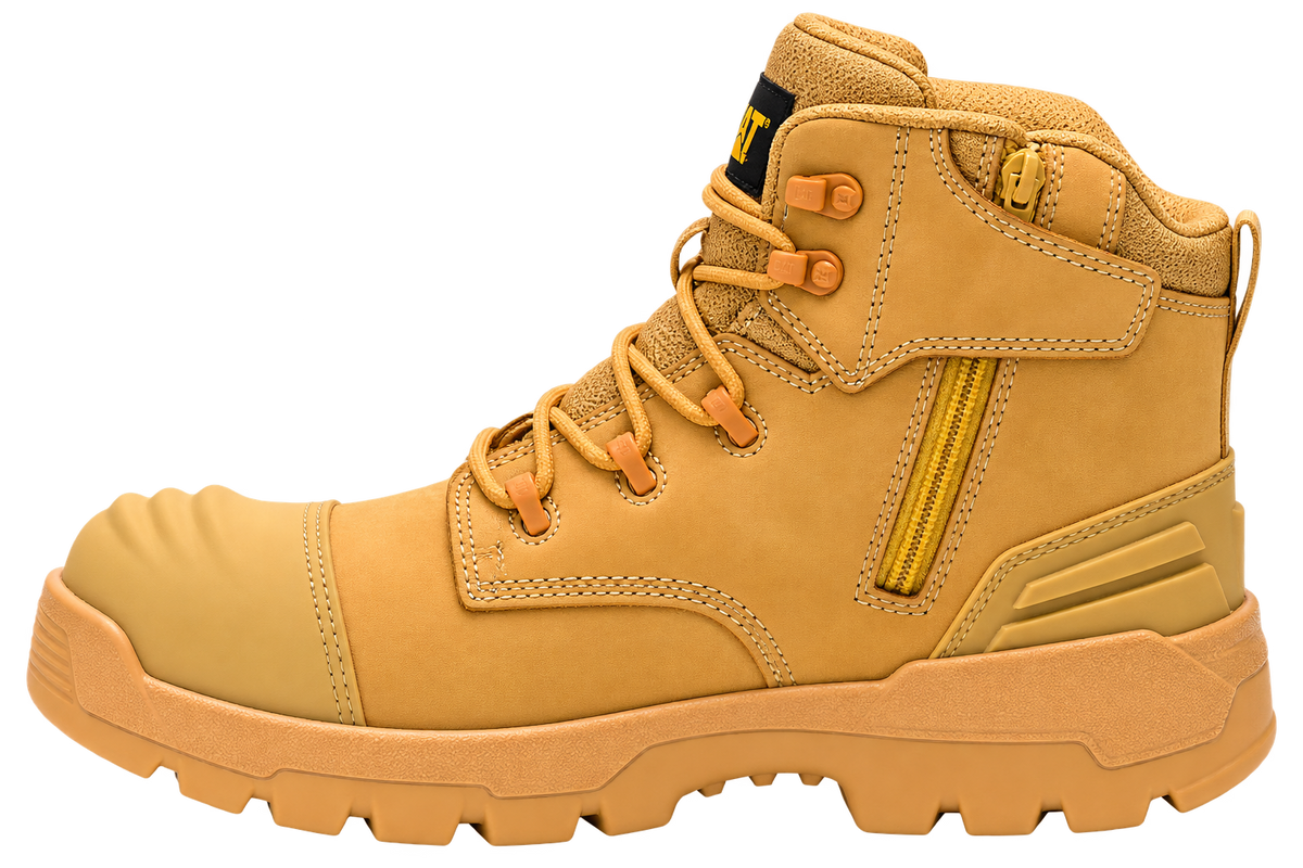 CAT - Striver XL 6" Zip Waterproof AT Safety Boot (Honey)
