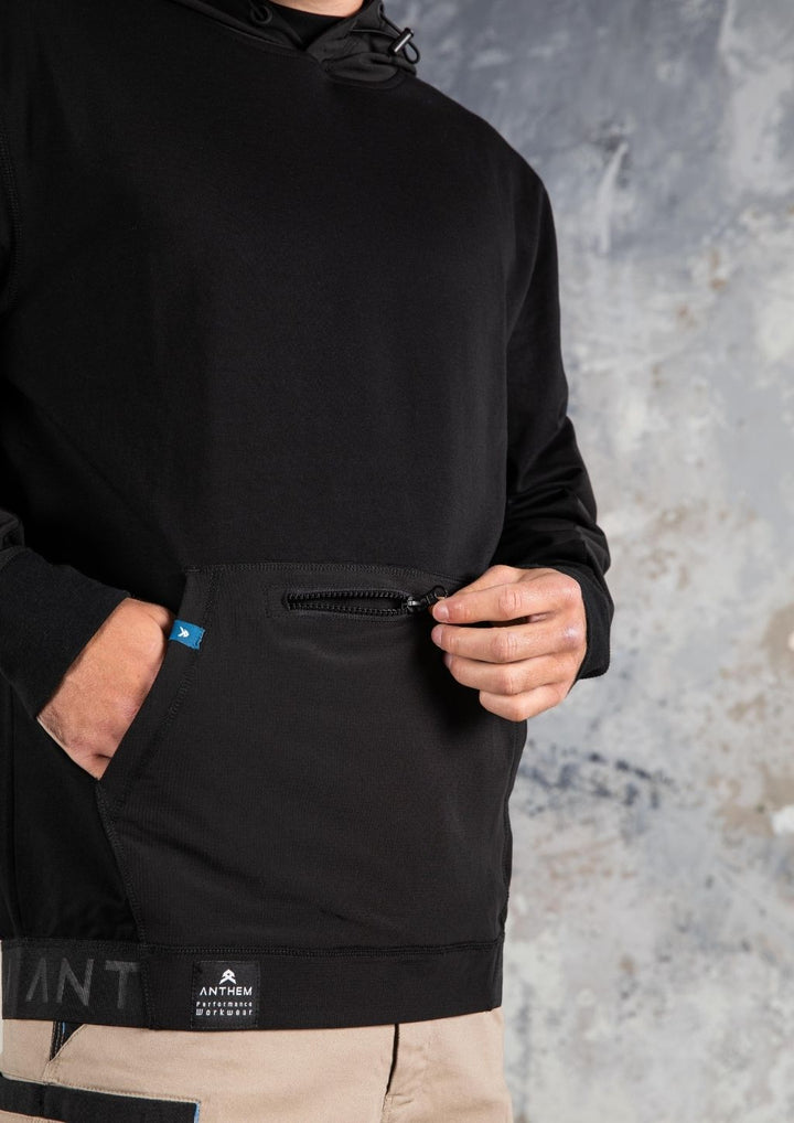 Anthem - Tech Hooded Sweatshirt (Black)