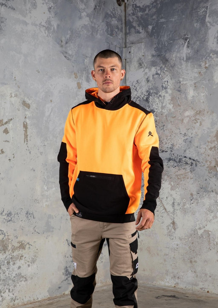 Anthem - Hi Vis Tech Hooded Sweatshirt (Hi Vis Orange)