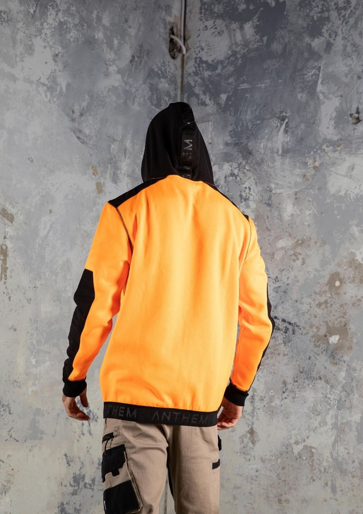 Anthem - Hi Vis Tech Hooded Sweatshirt (Hi Vis Orange)