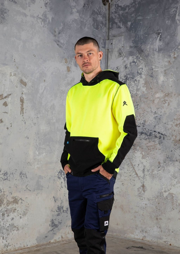 Anthem - Hi Vis Tech Hooded Sweatshirt (Hi Vis Yellow)