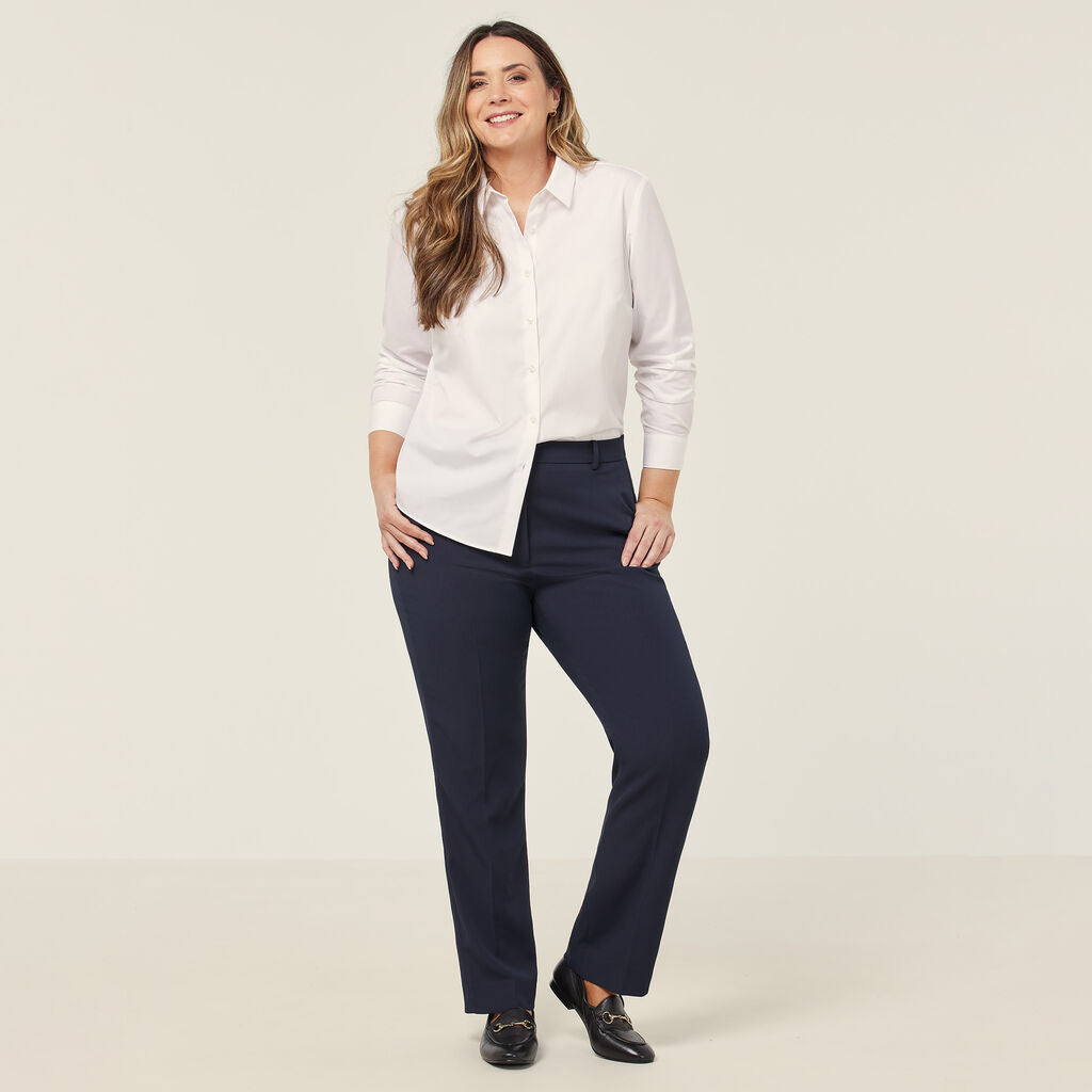 NNT - Womens Cotton Long Sleeve Shirt (White)