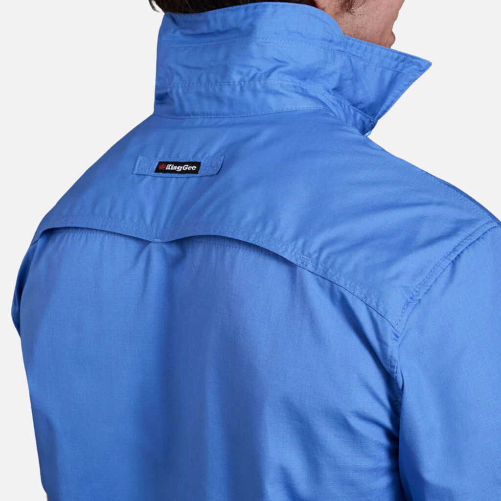 King Gee - Workcool 2 Lightweight Short Sleeve Shirt (Sky)