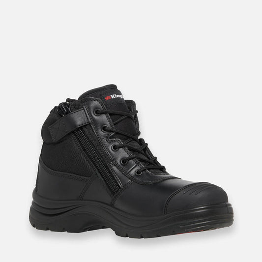King Gee - Tradie Zip Safety Work Boot (Black)