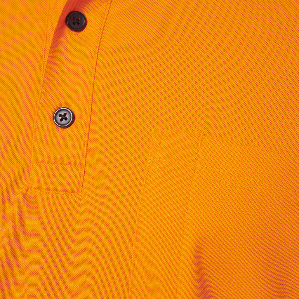 Hardyakka - Short Sleeve Hi-Vis Polo (Orange/Navy)