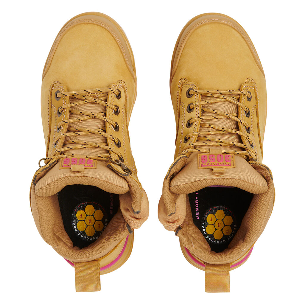 Hard Yakka - 3056 Womens Lace Up Side Zip (Wheat)